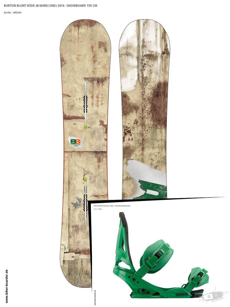 Set: Burton Blunt Wide  +  Mission (494001S) - Bild 1