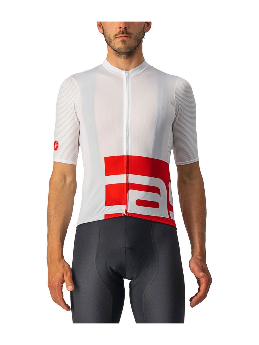 Castelli Downtown Jersey, white/red - Bild 1