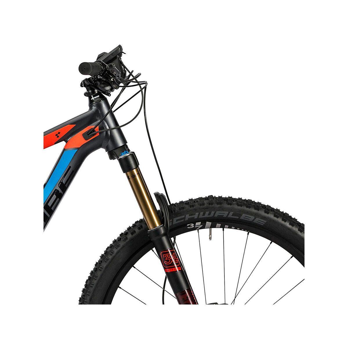 Cube Stereo Hybrid 140 HPA SL 500 27.5, iridium´n´flashred - Bild 5