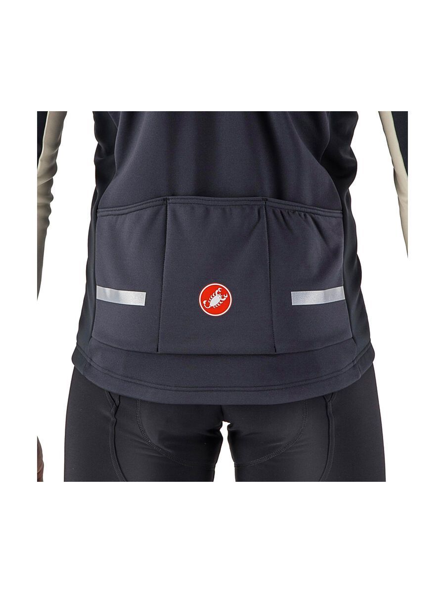 Castelli Mortirolo 6S Jacket, light black/chalk-silver reflex - Bild 3