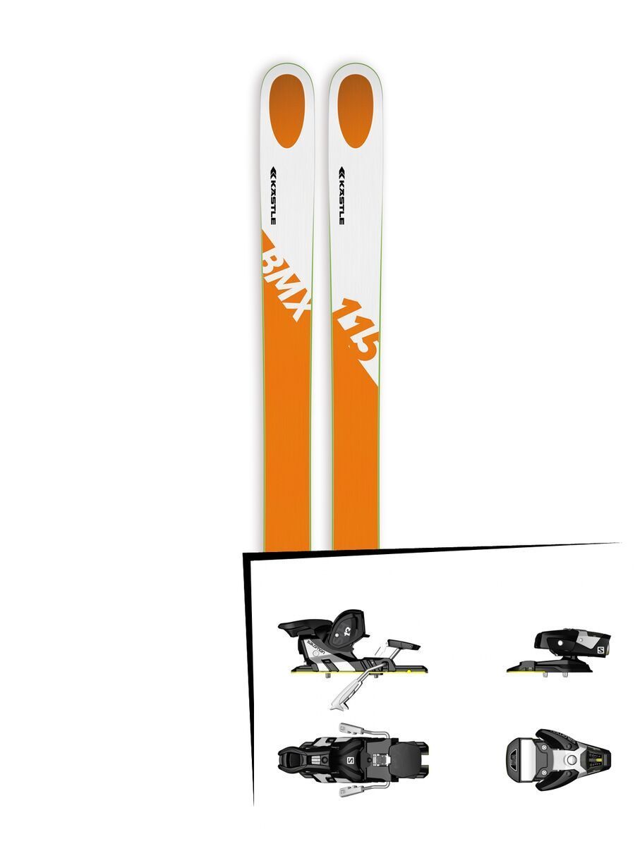 Set: Kästle BMX115 2018 + Salomon STH2 WTR 13 black/white - Bild 1