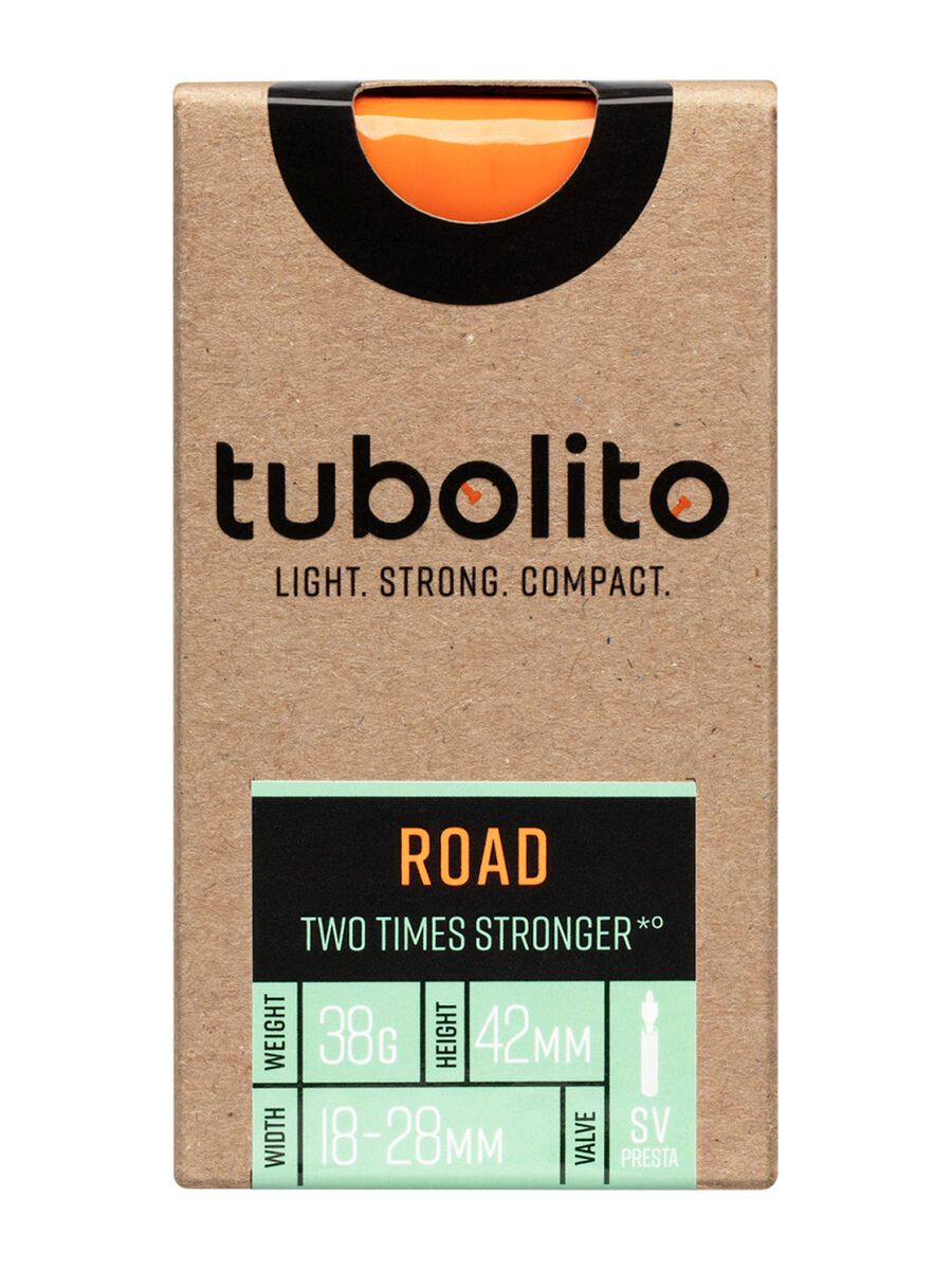 Tubolito Tubo Road 42 mm - 700C x 18-28C, orange - Bild 2