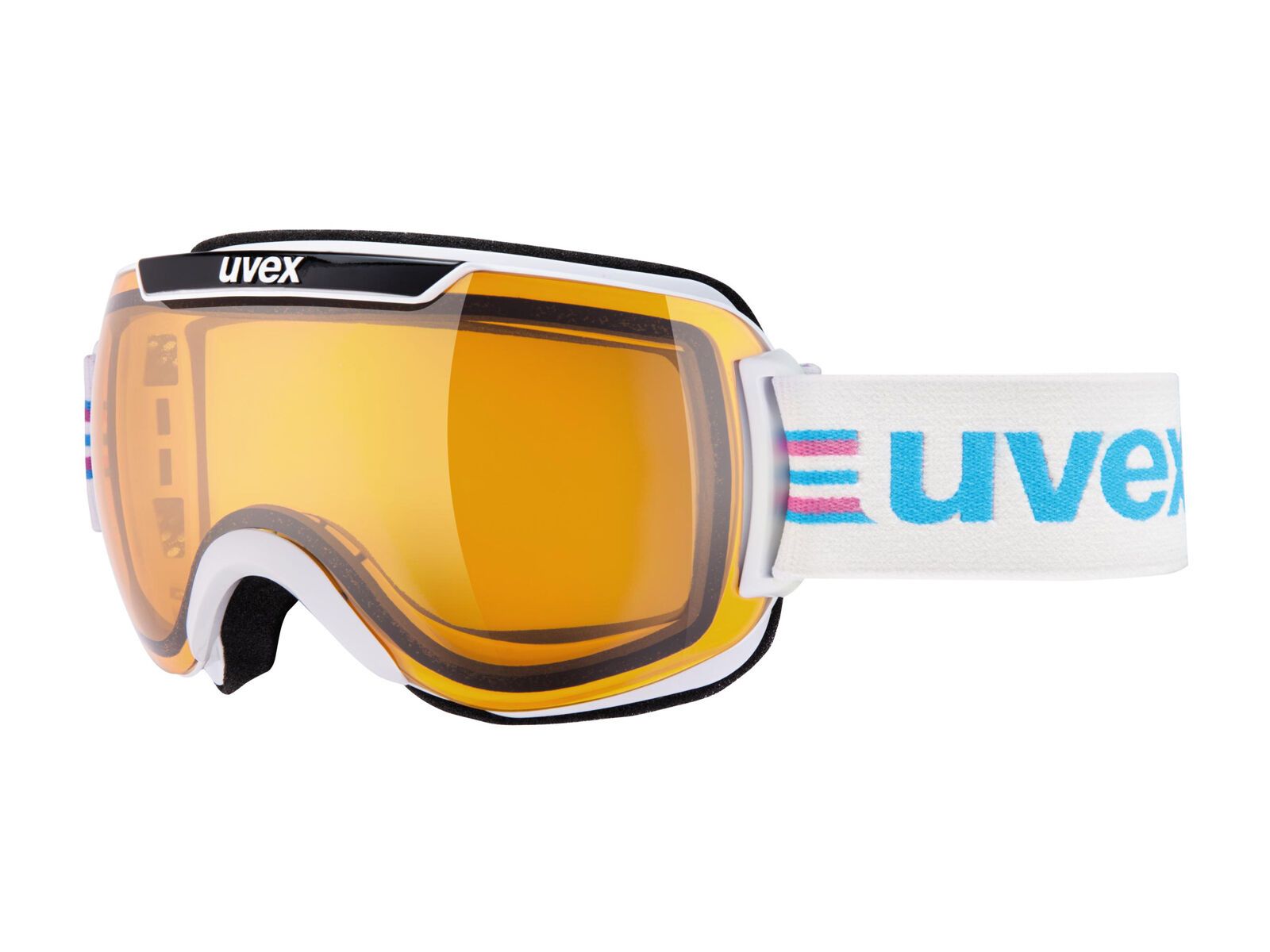 uvex Downhill 2000 Race, white-black/Lens: lasergold lite - Bild 1