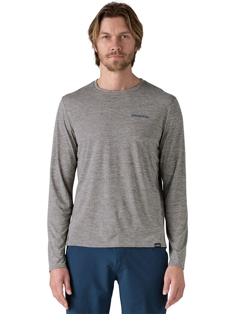 Patagonia Men's Long-Sleeved Cap Cool Daily Graphic Shirt - Waters, abalone blue/feather grey - Bild 2