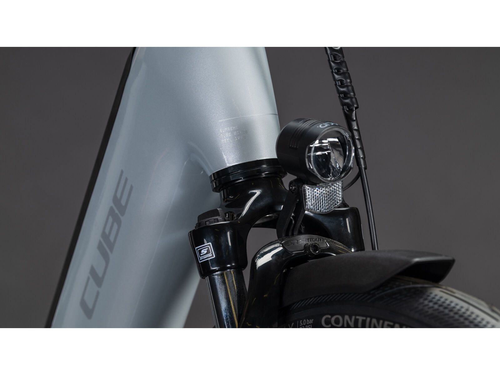 Cube Supreme Hybrid Comfort One 600 Easy Entry 28, foggrey´n´reflex - Bild 8