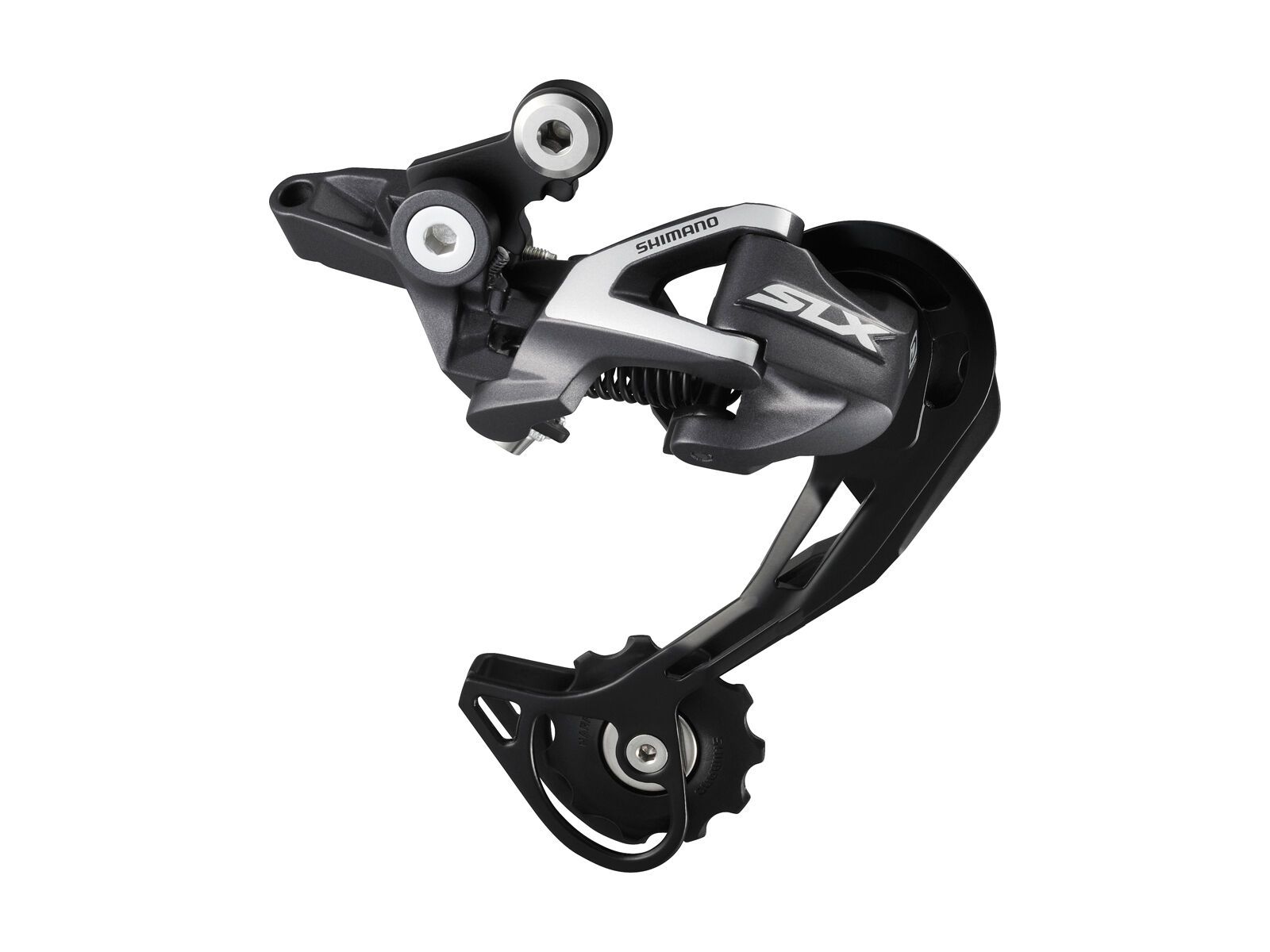 Shimano Schaltwerk SLX RD-M670 Shadow 10-fach - mittellang, schwarz/silber - Bild 1