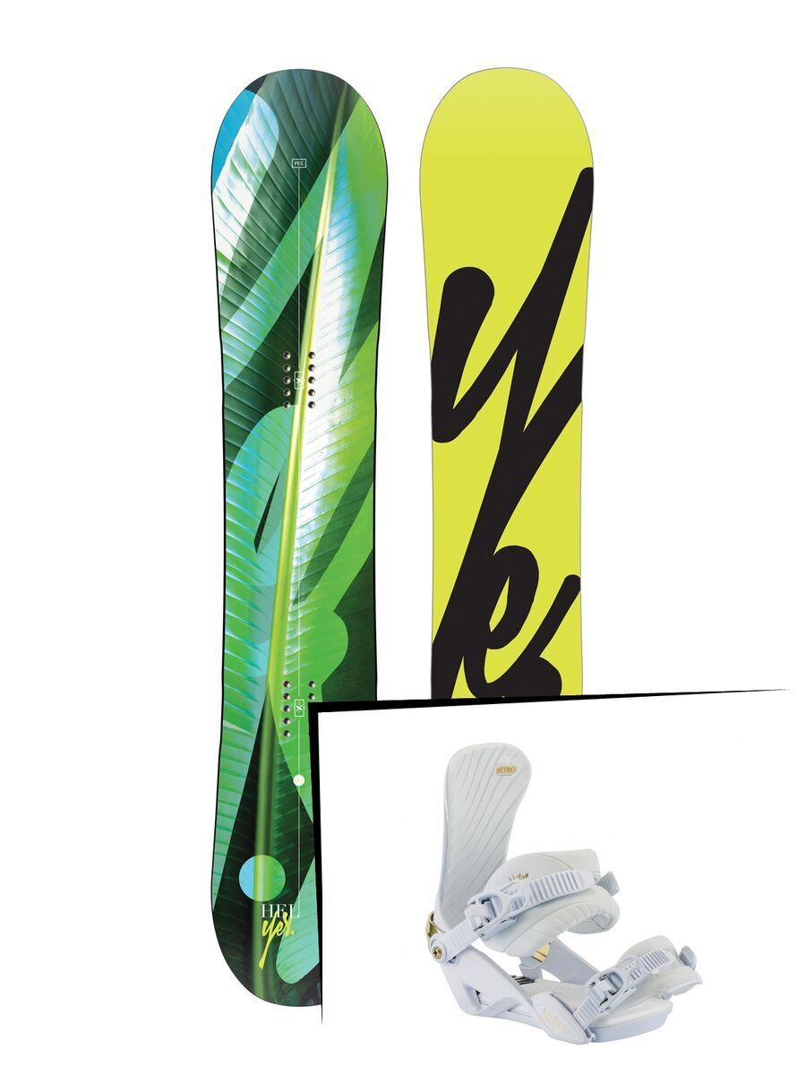 Set: Yes HEL YES. 2019 + Nitro Ivy white wedding - Bild 1