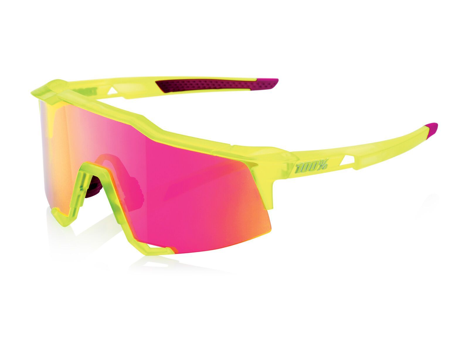 100% Speedcraft, acidulous/Lens: purple multilayer mirror - Bild 1