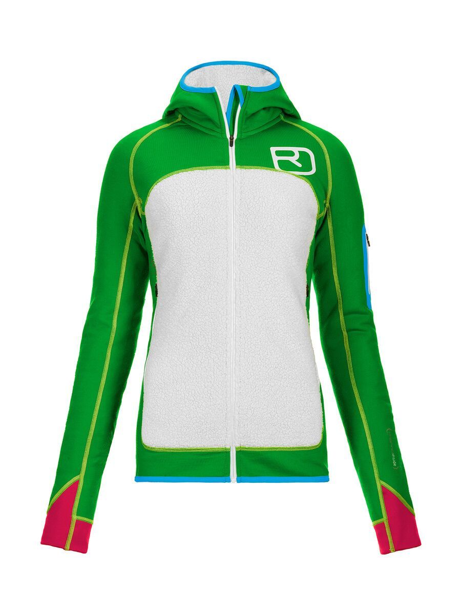 Ortovox Fleece Plus Merino Hoody, absolute green - Bild 1