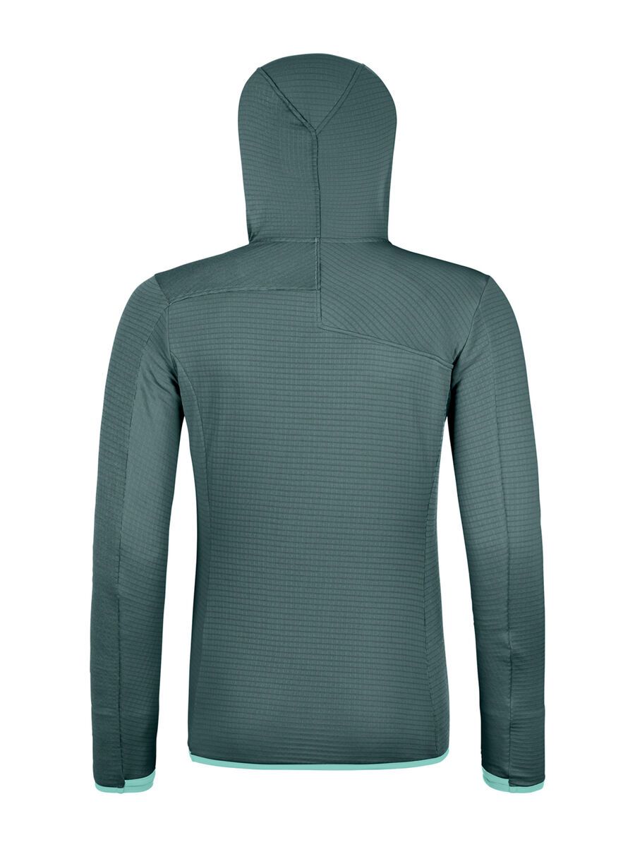Ortovox Merino Fleece Light Grid ZN Hoody W, dark arctic grey - Bild 2