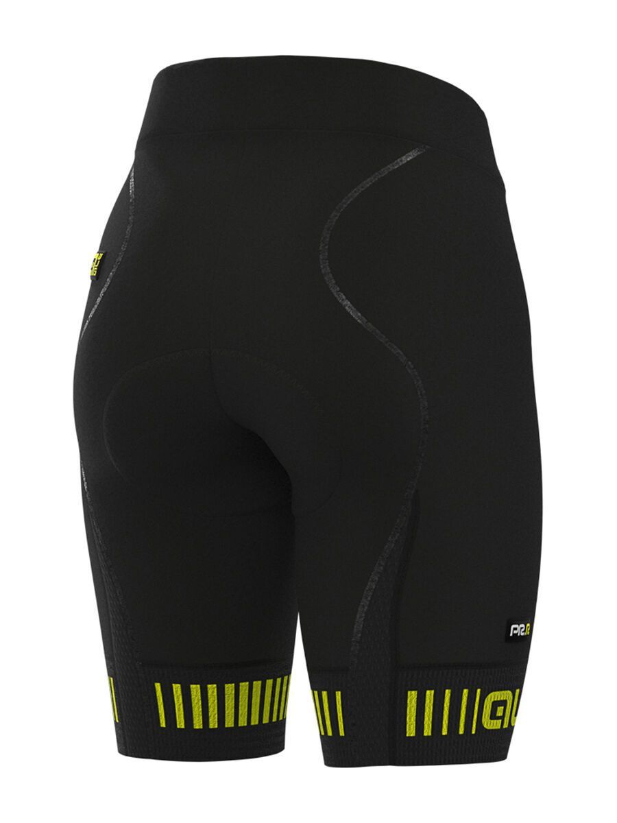Ale Strada Lady Shorts, black-fluo yellow - Bild 2