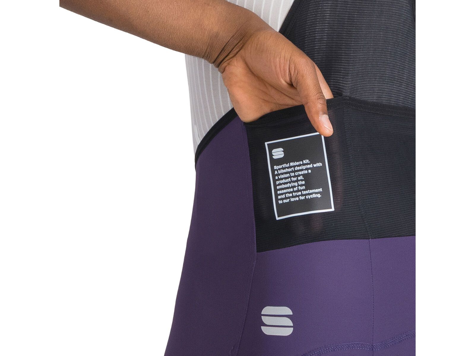 Sportful SRK Bibshort, galactic purple - Bild 5