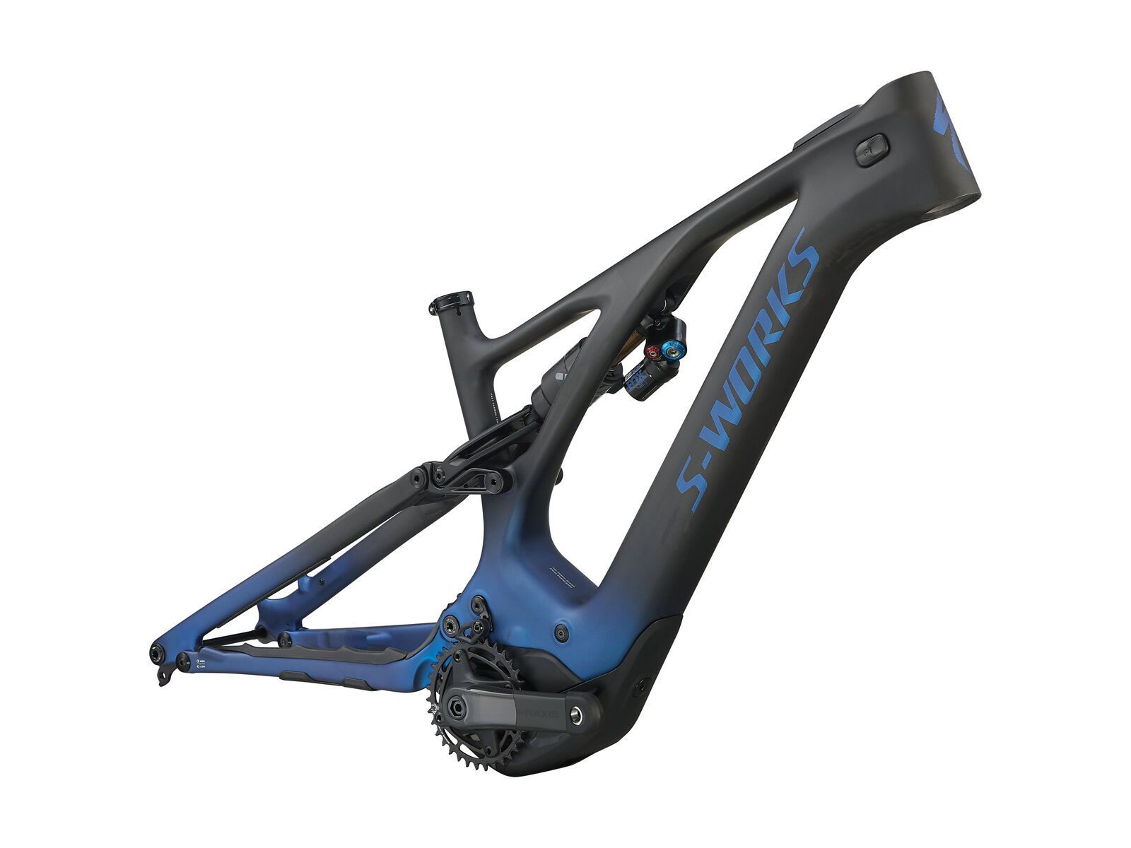 Specialized S-Works Turbo Levo Frameset, blue ghost gravity fade/black/light silver - Bild 1