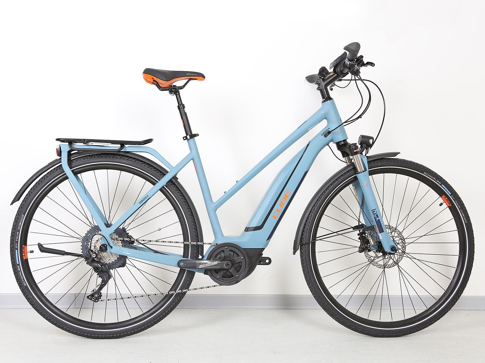 *** 2. Wahl *** Cube Touring Hybrid EXC Trapeze 2020, blue´n´orange - E-Bike | Größe 54 cm - Bild 2