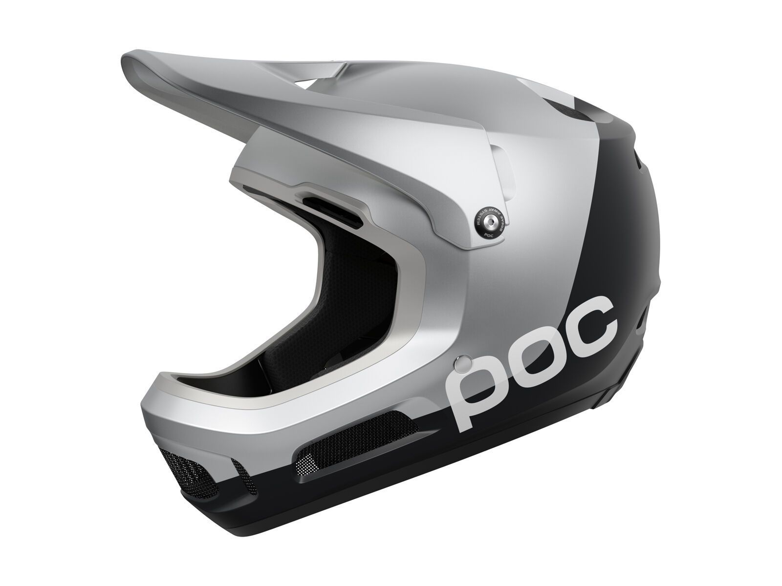 POC Coron Air MIPS, argentite silver/uranium black matt - Bild 1