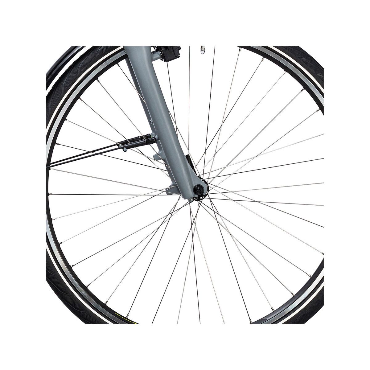 Cube Delhi Hybrid 500 Easy Entry, grey´n´lime - Bild 2