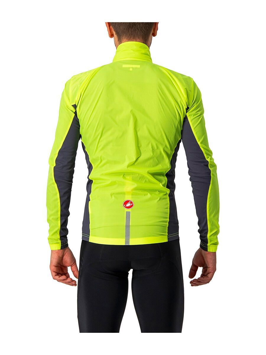 Castelli Squadra Stretch Jacket, yellow fluo/dark gray - Bild 2