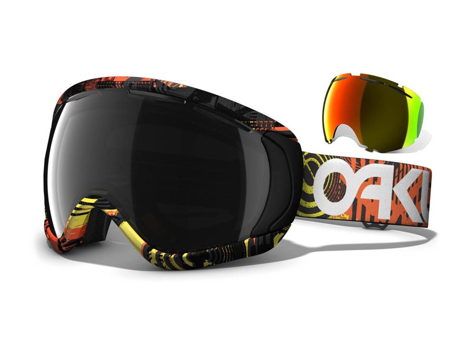 Oakley Canopy Core Account Exclusive, Factory Pilot Solar Orange/Dark Grey & Fire Iridium - Bild 1
