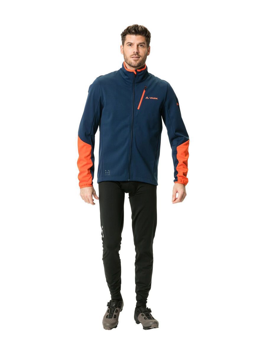 Vaude Men's Matera Softshell Jacket, dark sea/red - Bild 7
