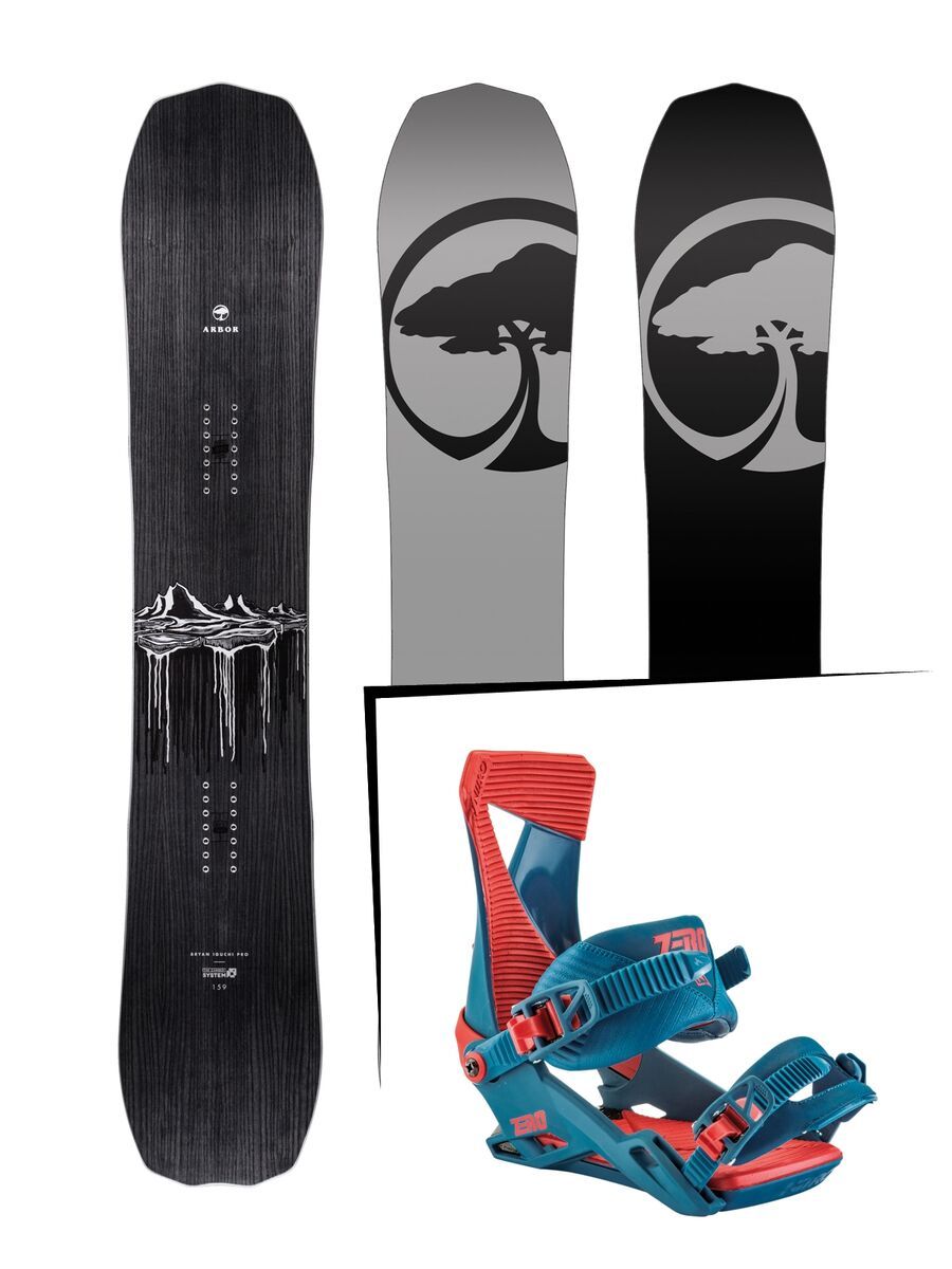 Set: Arbor Iguchi Pro Camber 2017 + Nitro Zero (1691292S) - Bild 1