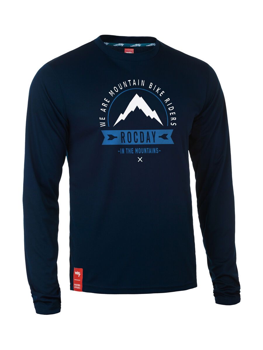 Rocday Mount Jersey, melange / dark blue - Bild 1