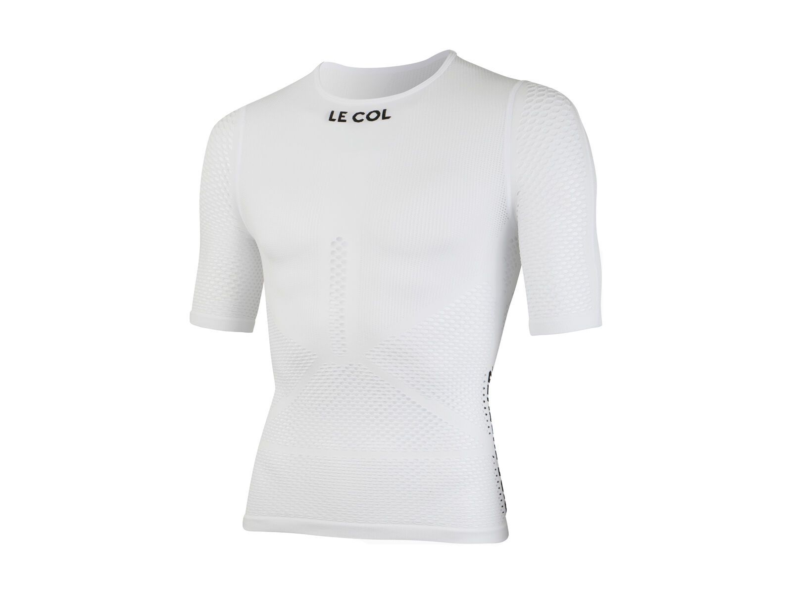 Le Col Unisex Pro Mesh Short Sleeve Base Layer, white - Bild 2