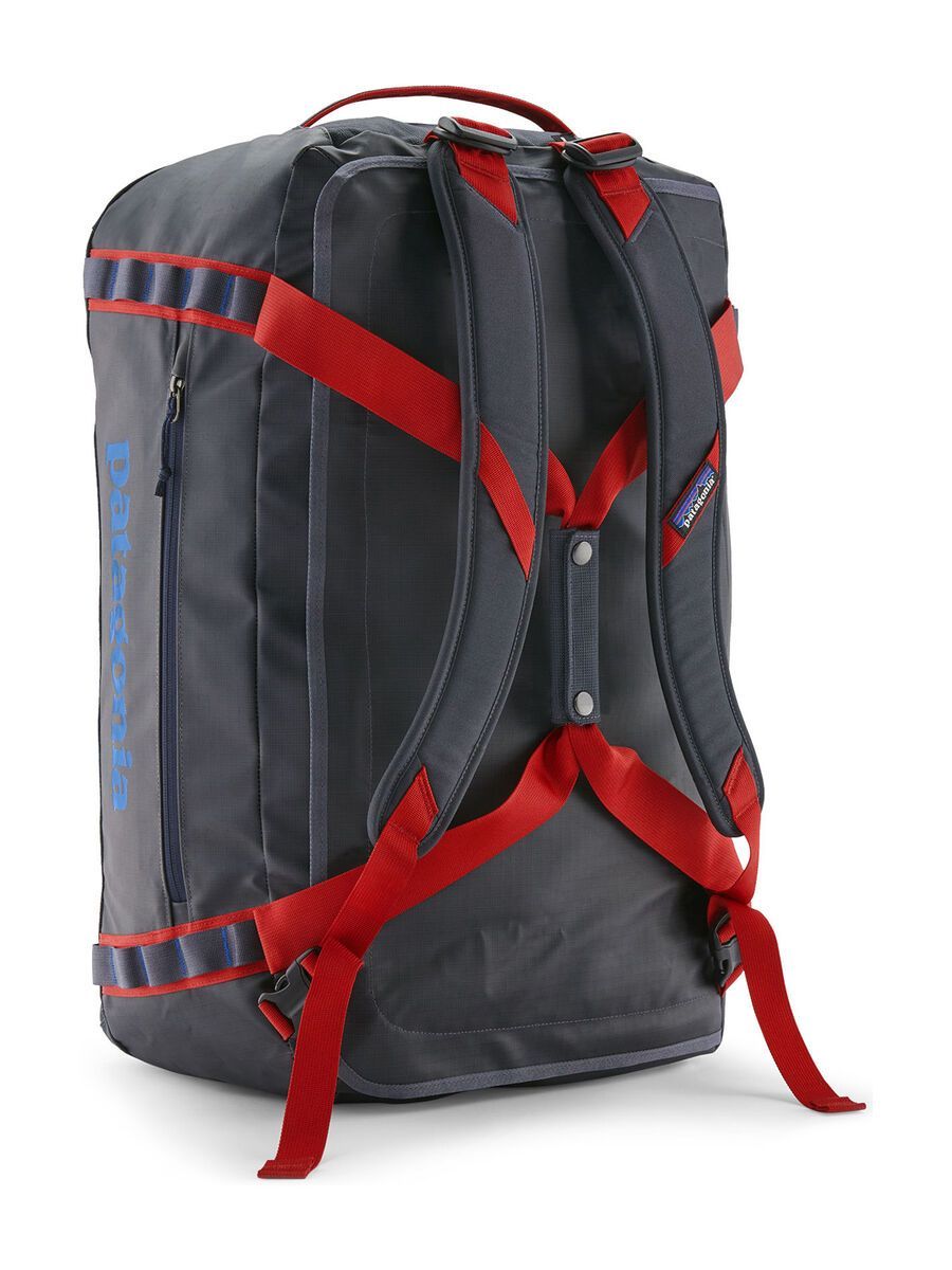 Patagonia Black Hole Duffel 55L, smolder blue w/amanita red - Bild 2