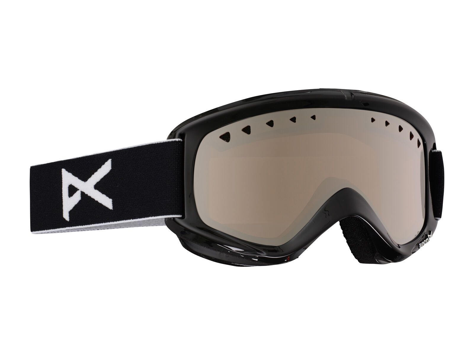 Anon Helix + Spare Lens, black/silver amber - Bild 1