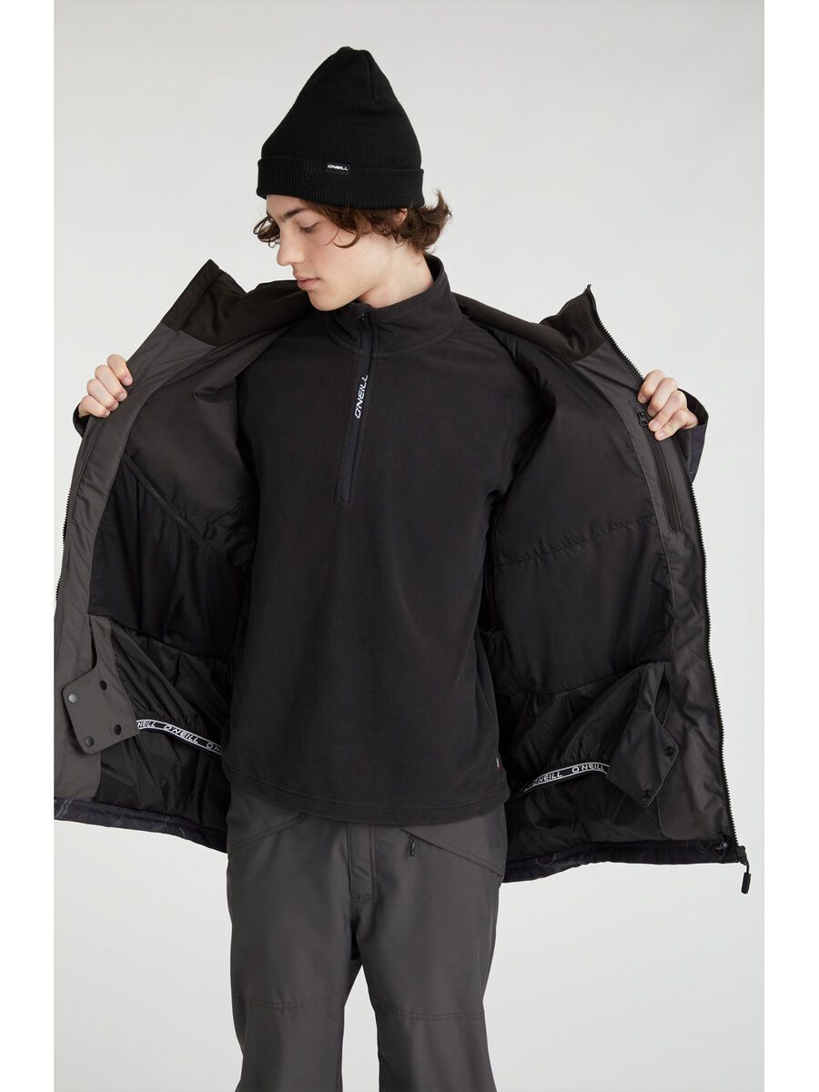 O’Neill Texture Jacket, black out colour block - Bild 5