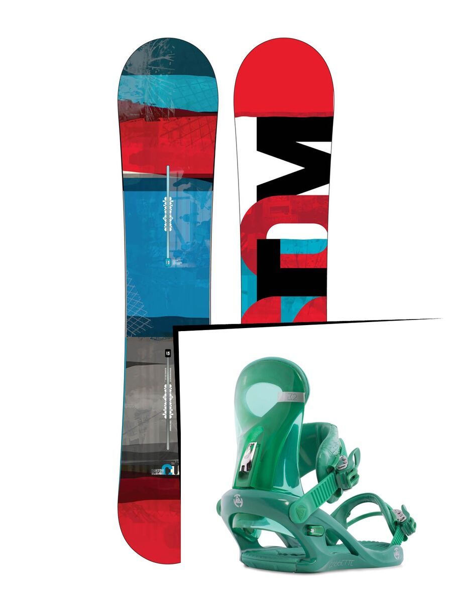 Set: Burton Custom Flying V  + K2 Cassette (1179767S) - Bild 1