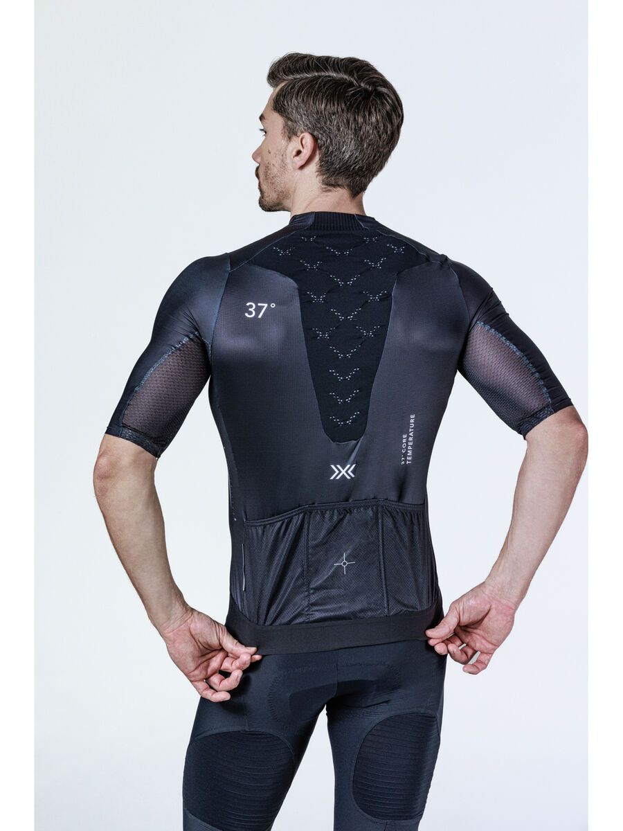 X-Bionic Corefusion Men's Cycling Short Sleeve Aero Jersey, opal black - Bild 4