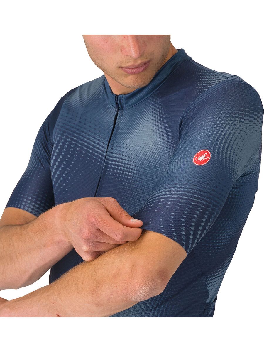 Castelli Vortice Jersey, belgian blue/light steel blue - Bild 3