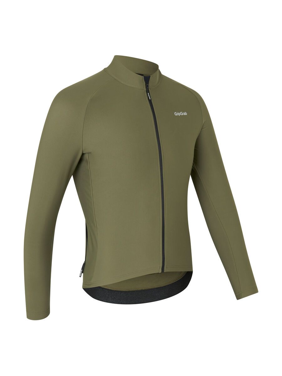 GripGrab PACR Thermal Long Sleeve Jersey, olive green - Bild 1
