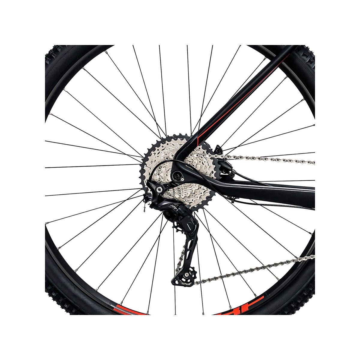 Cube Reaction GTC 27.5, carbon´n´flashred - Bild 4