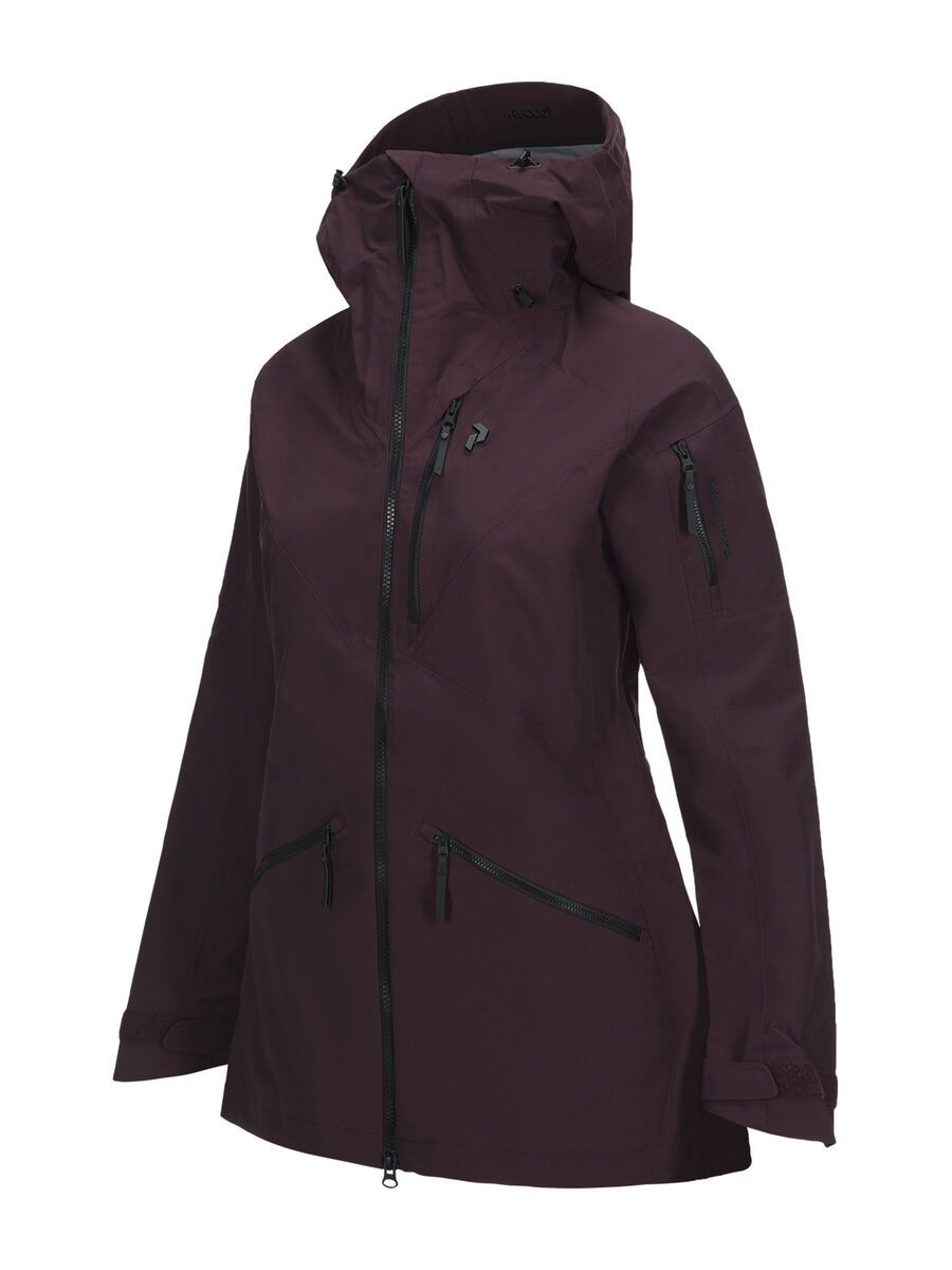 Peak Performance W Radical 3L Jacket, mahogany - Bild 3