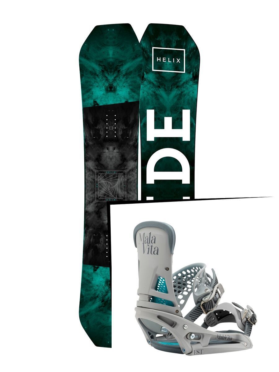 Set: Ride Helix 2017 + Burton Malavita EST (1712864S) - Bild 1