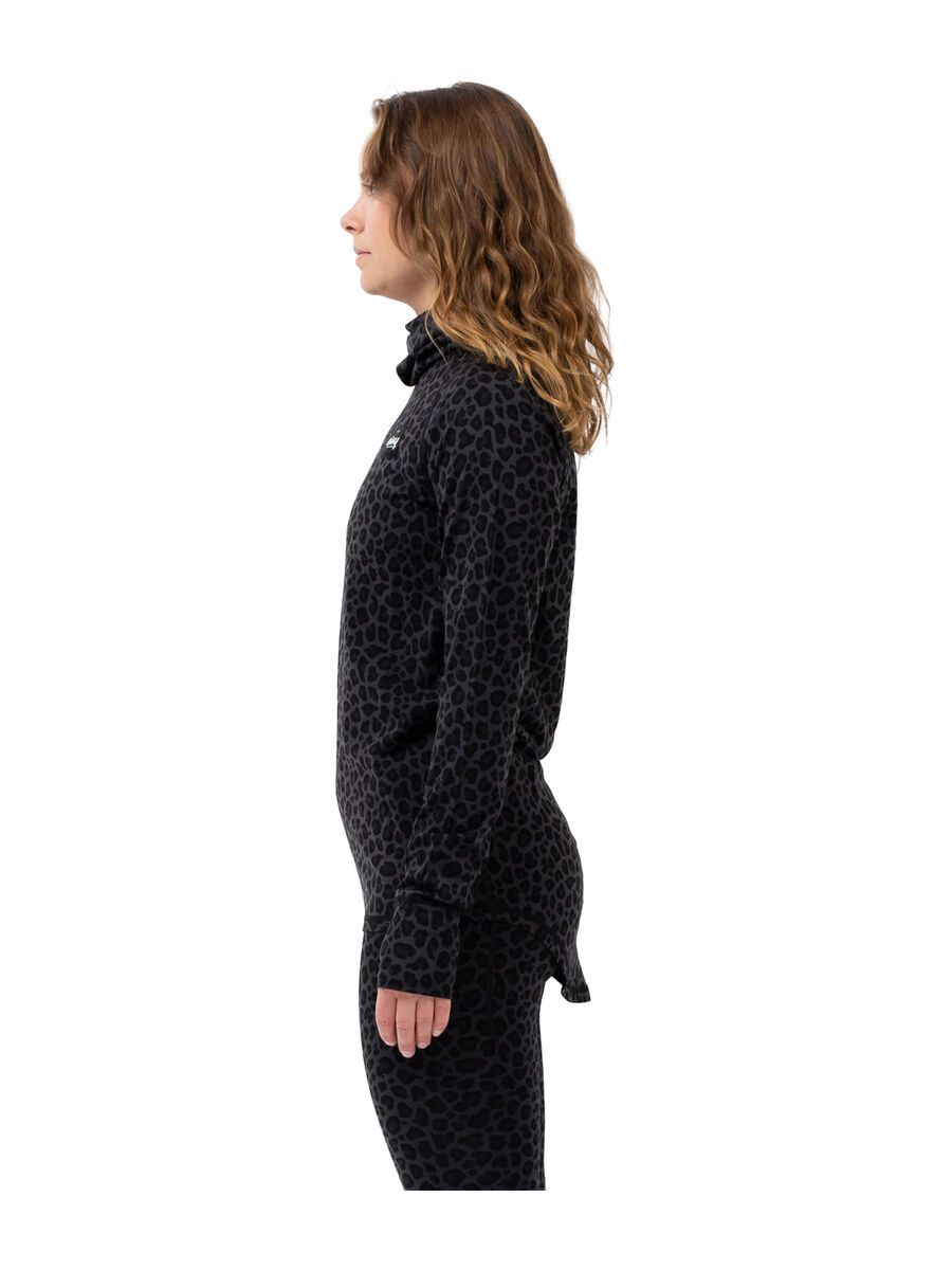Eivy Icecold Merino Wool Gaiter Top, black leopard - Bild 3