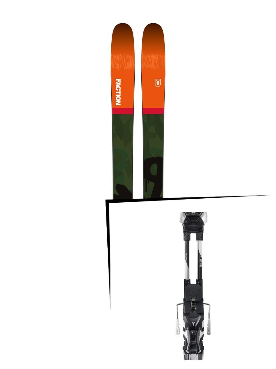 Set: Faction Prodigy 4.0 2018 + Atomic Tracker 13 MNC black/silver - Bild 1