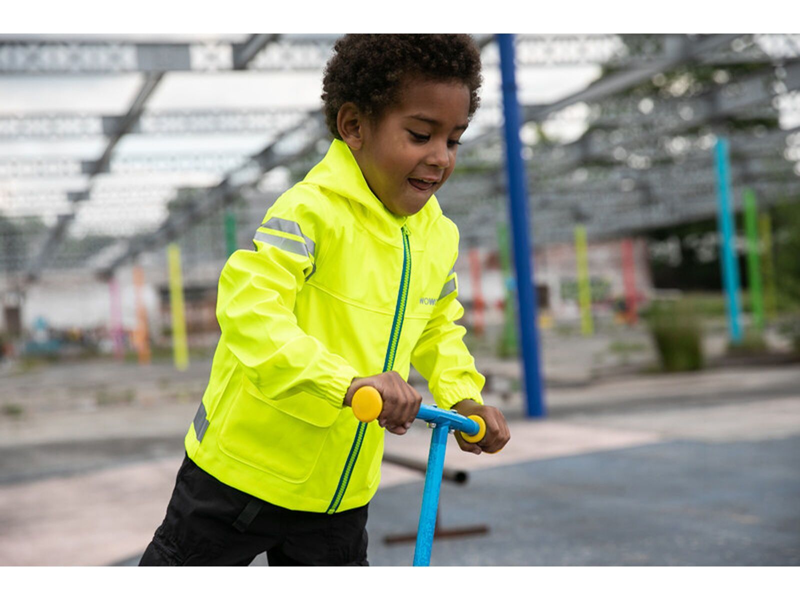 Wowow Cozy Rain Jacket, yellow - Bild 3