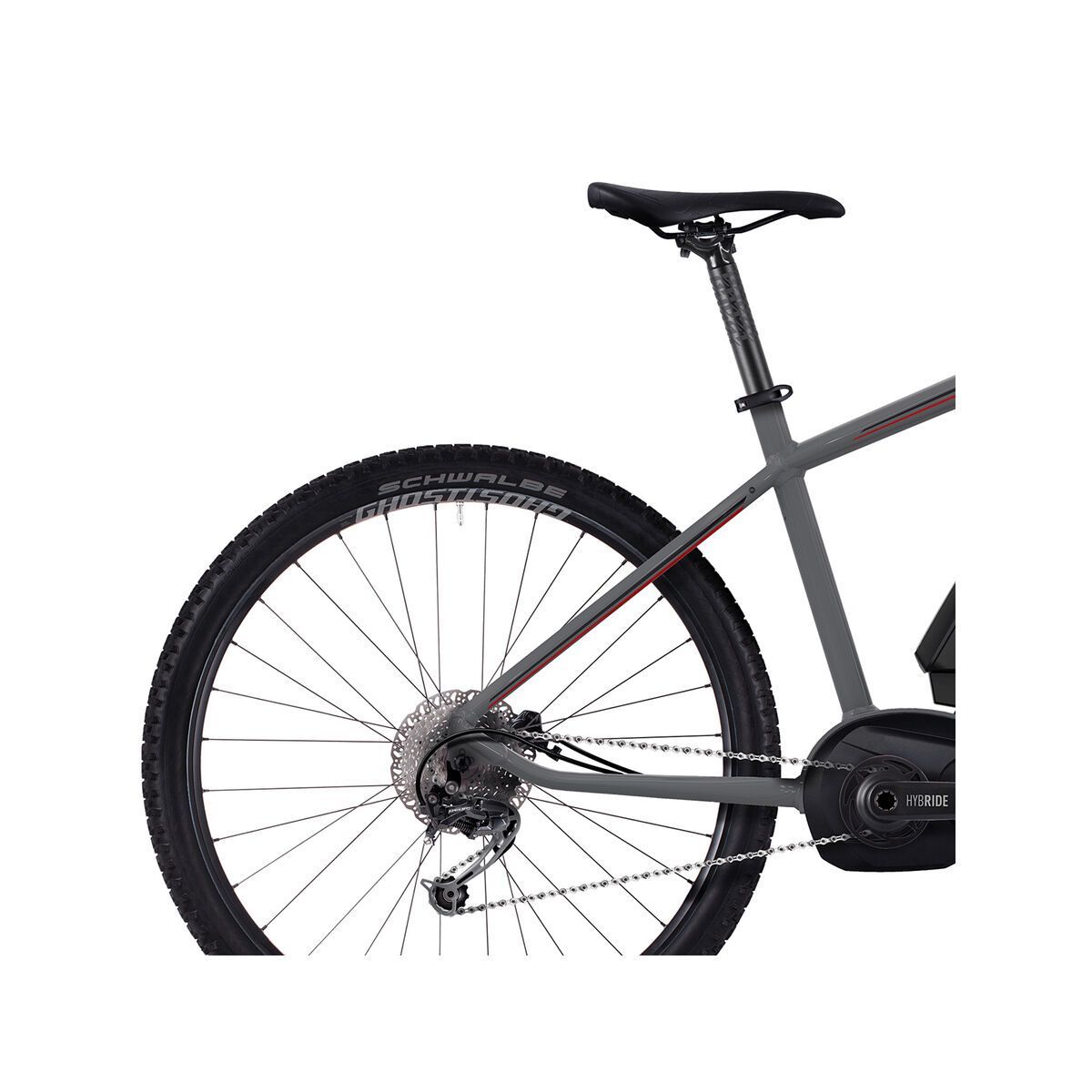 Ghost Hybride Teru B3.7 AL, micro chip gray/night black/riot red - Bild 6