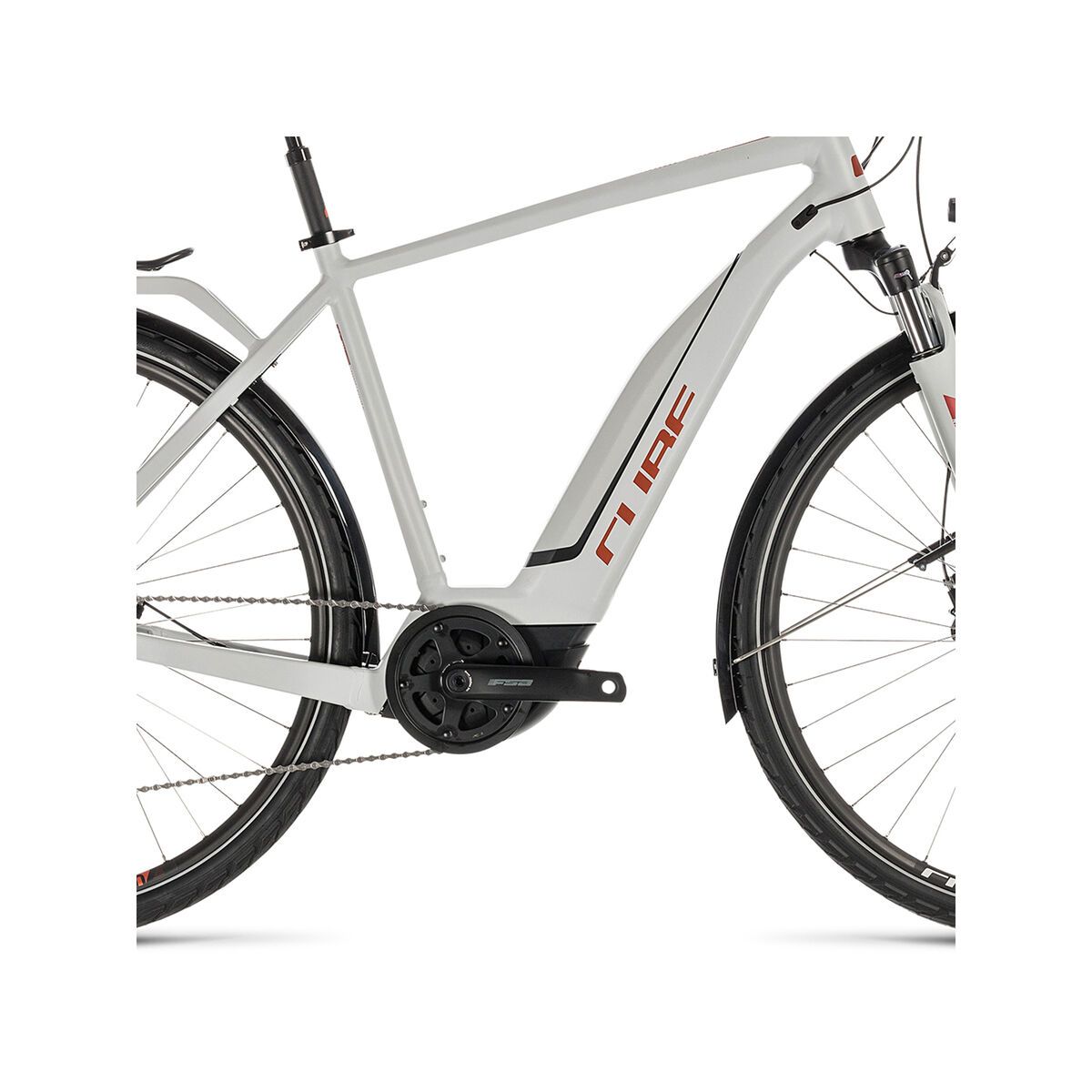 Cube Touring Hybrid 400, grey´n´orange - Bild 3