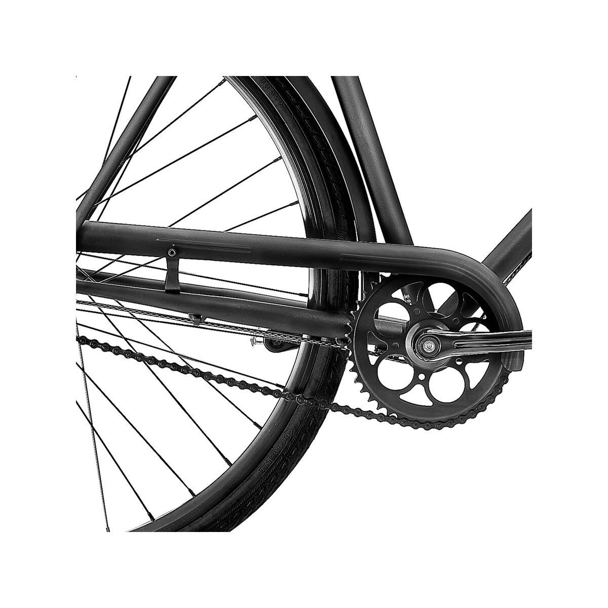 Creme Cycles Caferacer Man Solo, 3 Speed, all black - Bild 3