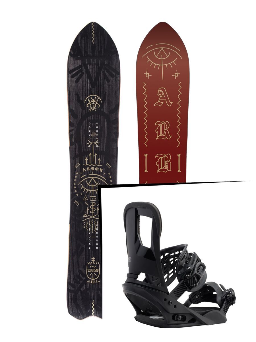 Set: Arbor Shreddy Krueger 2017 + Burton Cartel (1712700S) - Bild 1