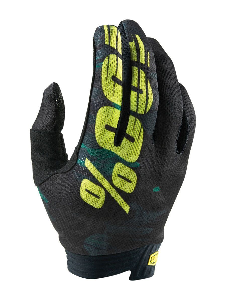 100% iTrack Glove, camo black/green - Bild 1