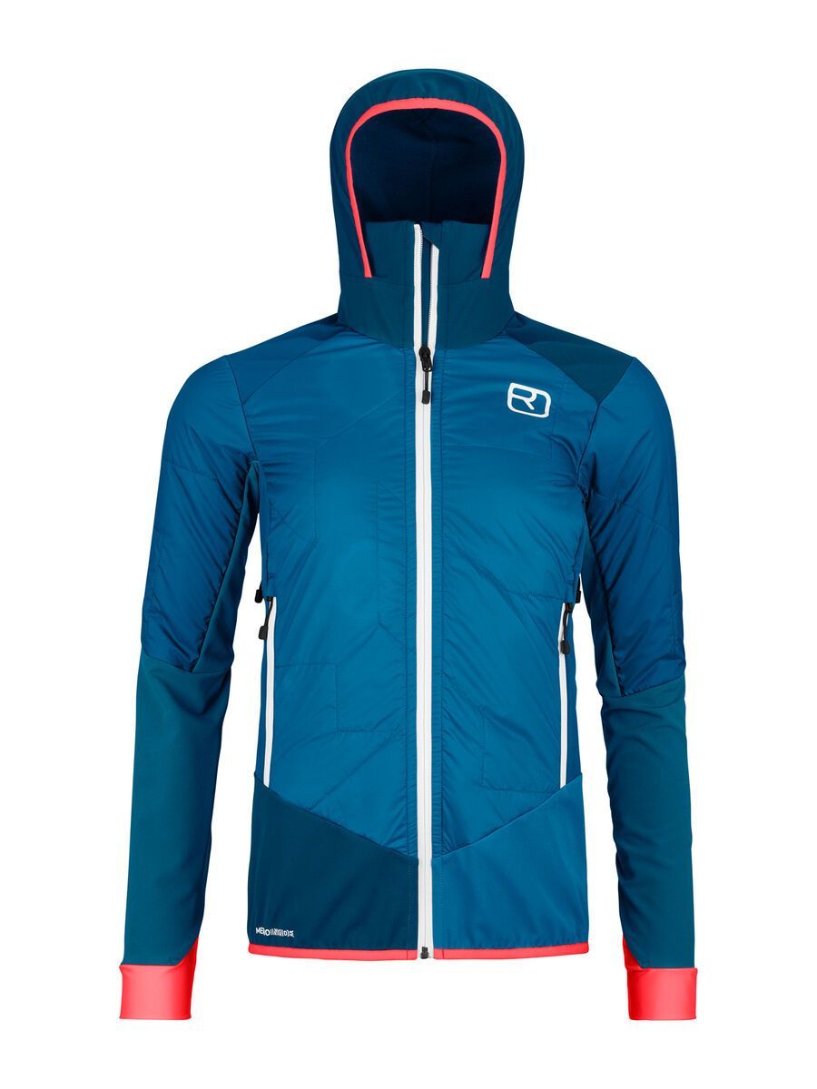 Ortovox Swisswool Col Becchei Hybrid Jacket W, mountain blue - Bild 1