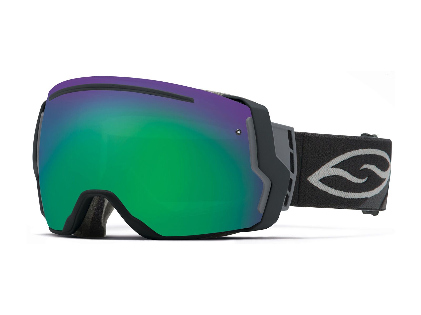 Smith I/O Seven, black/Lens: green sol-x mirror - Bild 1