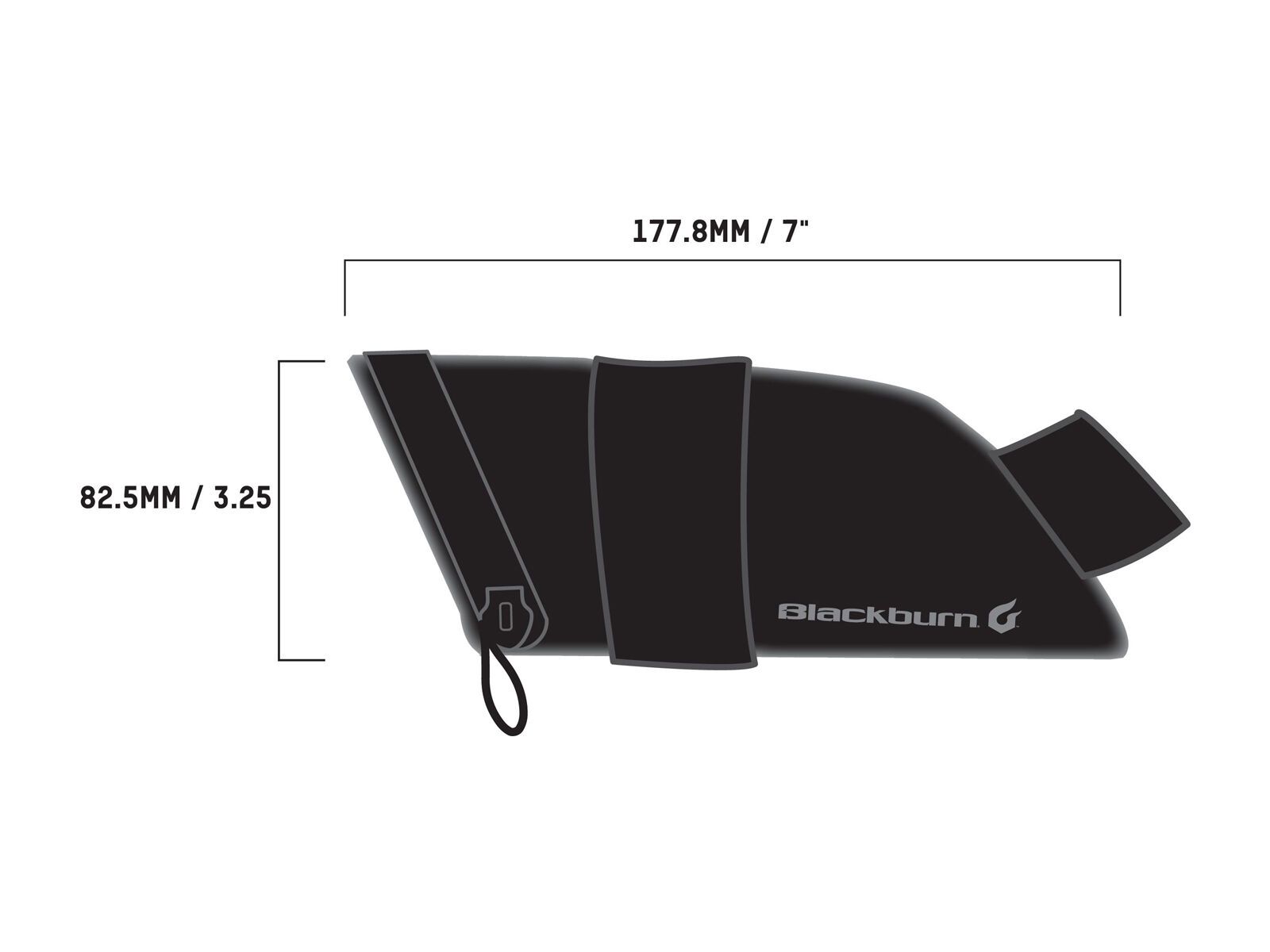 Blackburn Grid Medium Seat Bag, black reflective - Bild 4