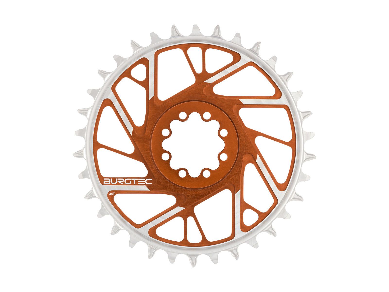 Burgtec 3 mm Offset Thick Thin Chainring SRAM 8-Bolt, kash bronze - Bild 13
