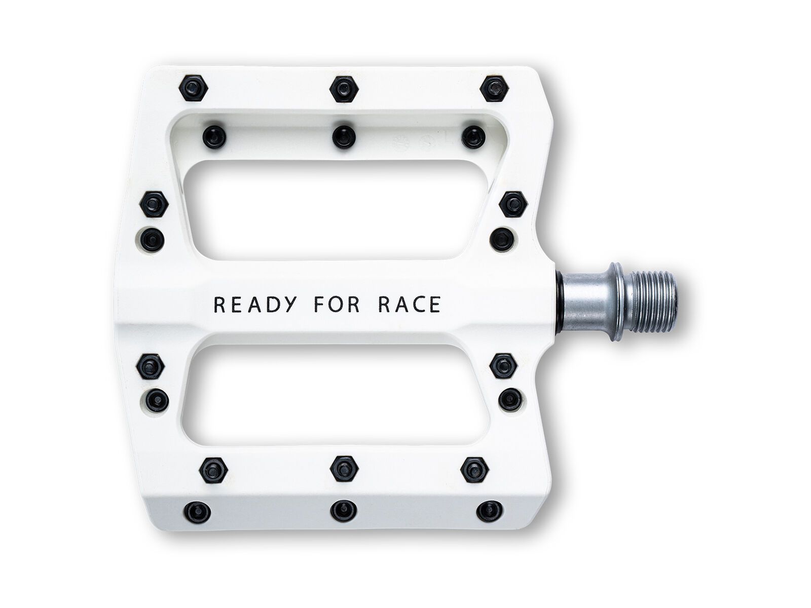 Cube RFR Pedale Flat HPP, white - Bild 1