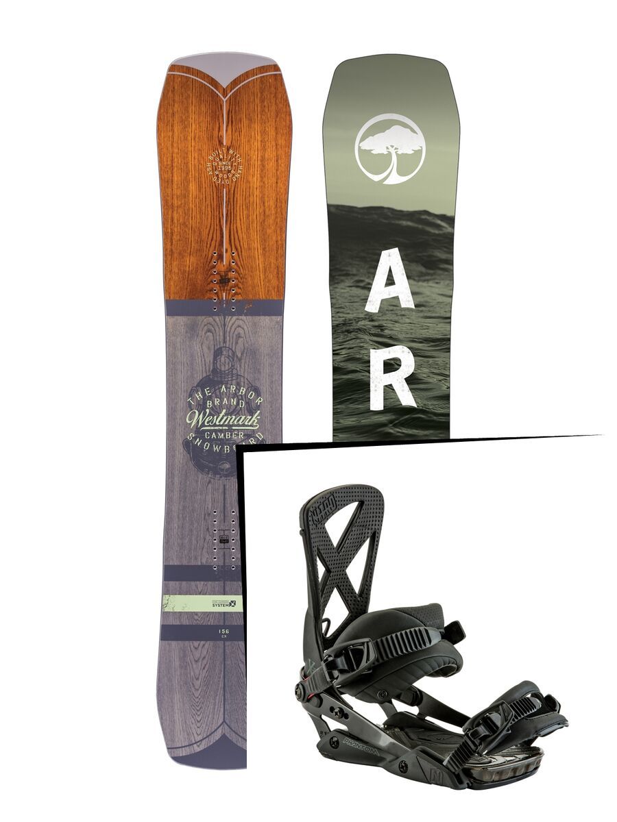 Set: Arbor Westmark Camber 2017 + Nitro Phantom (1691155S) - Bild 1